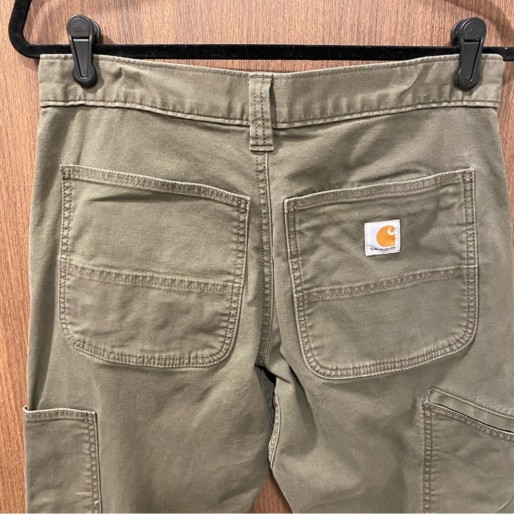 Carhartt Rugged Flex Relaxed Fit Canvas Double-Front Utility Work Pant 30x31 - Picture 10 of 17